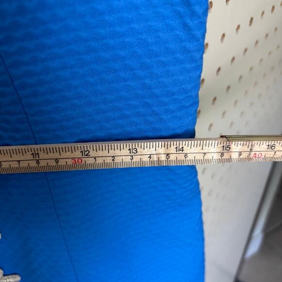 Lilly Pulitzer Pearl Shift Dress Lapis Blue Gold Trim Size 4 — Resort Preppy - Picture 6 of 7